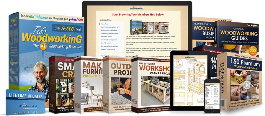 TedsWoodworking Plans – 16000 DIY Wood Projects with Step-by-Step Instructions