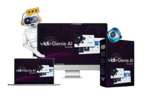 VidioGenie AI dashboard interface showcasing AI-powered video creation tools